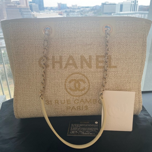 CHANEL Handbags - Authentic Chanel Deauville Bag